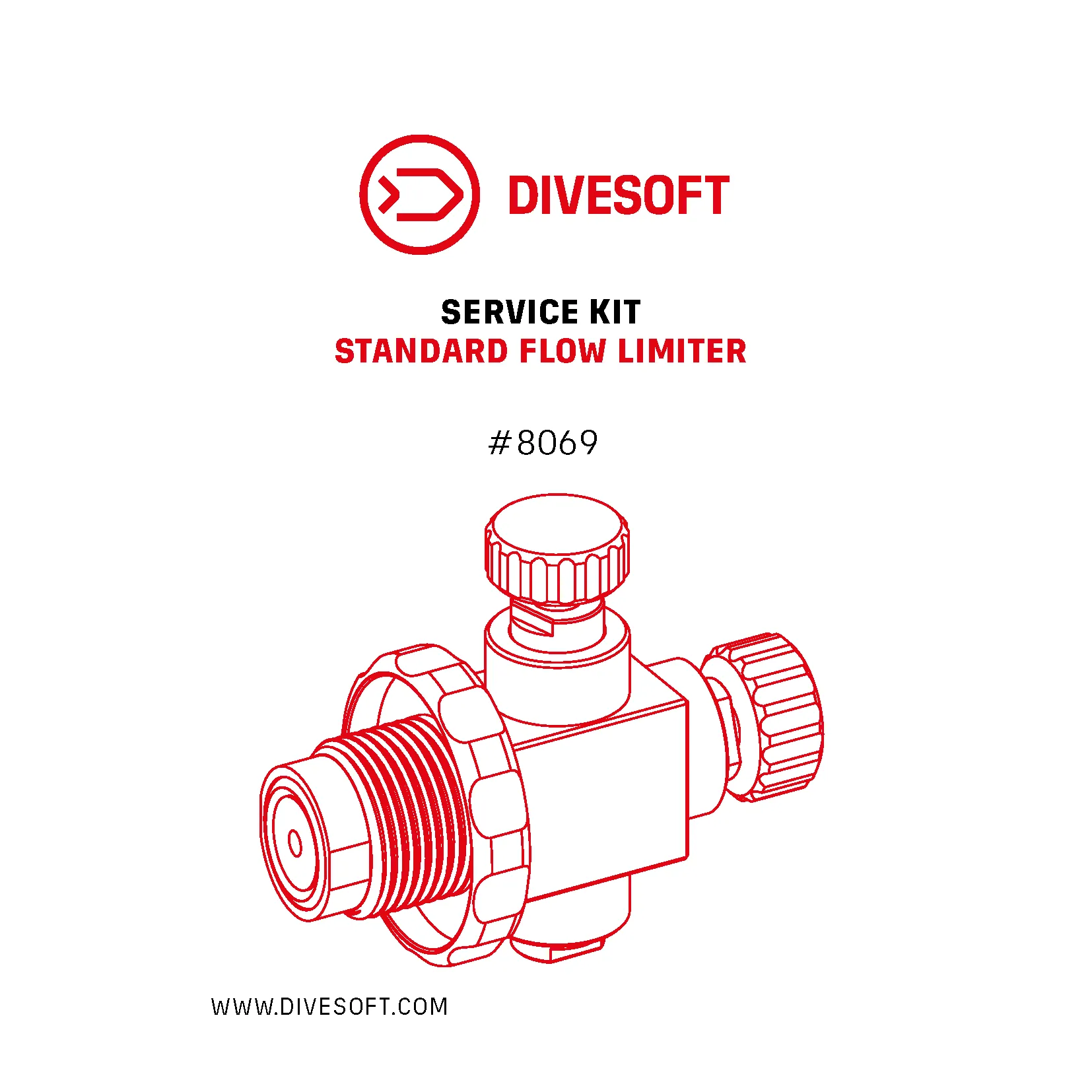 Service kit - Standard flow limiter